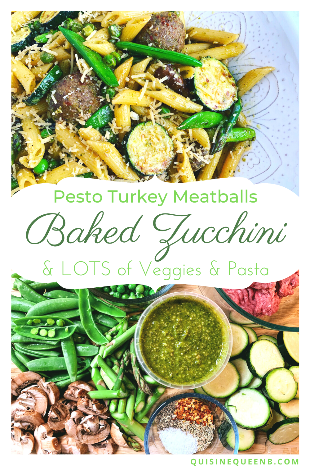 Baked Zucchini & Turkey Pesto_Pin 1